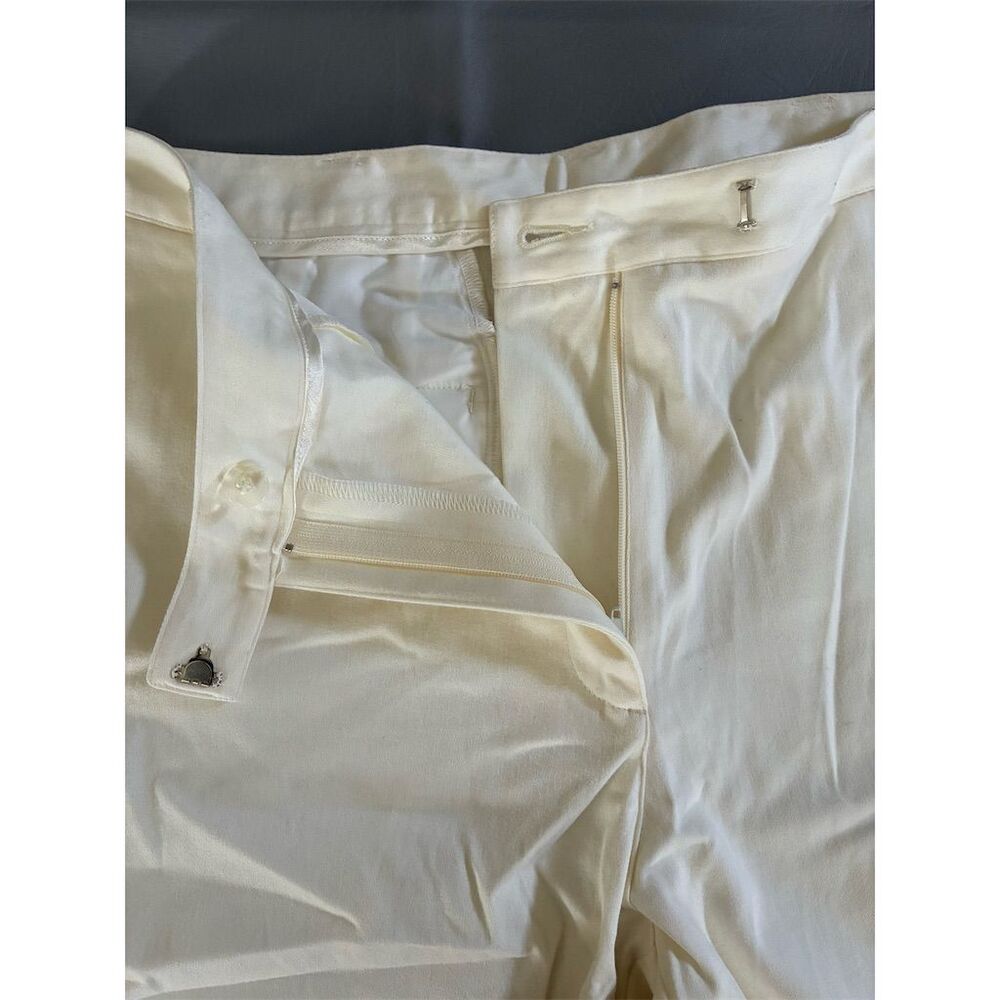 Liz Claiborne Lizsport Women's Beige Stretch Straight Leg Pants Size 14 - Picture 5 of 14